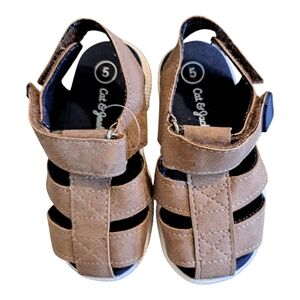 Cat & Jack Brown Sandals, NWOT, 5